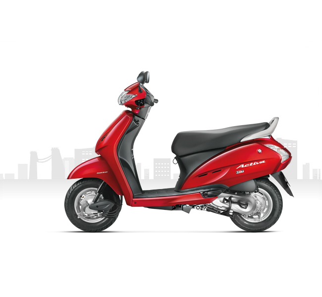 Candy lucid red honda activa #4