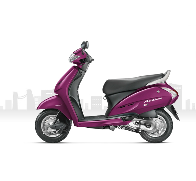 Honda activa wild purple metallic colour #7