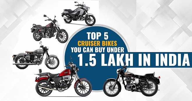 top 10 cruiser bikes in india under 1.5 lakh