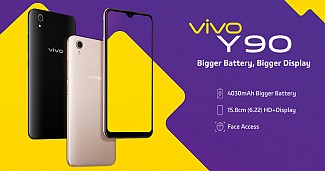 Vivo Y90 with Helio A22 SoC, Face Unlock Features Launched in India Vivo Y90 with Helio A22 SoC, Face Unlock Features Launched in India