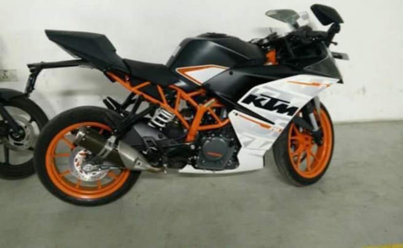 ktm bike at home