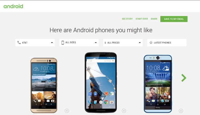 Google Which Phone Tool