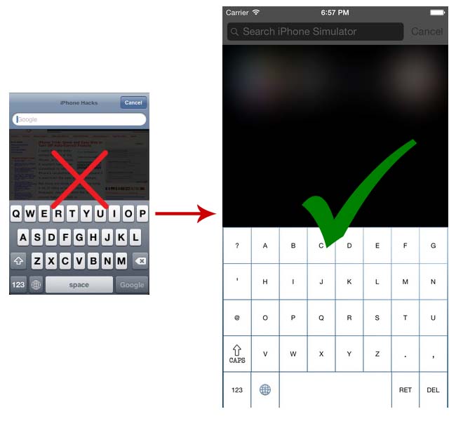 EZ ABC removes Qwerty Keyboard