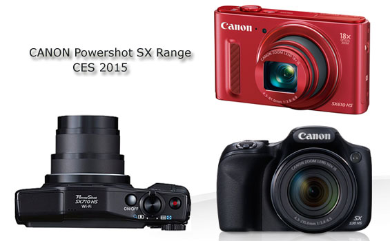 Canon introduced 5 new cameras in Powershot SX and ELPH series at CES 2015
