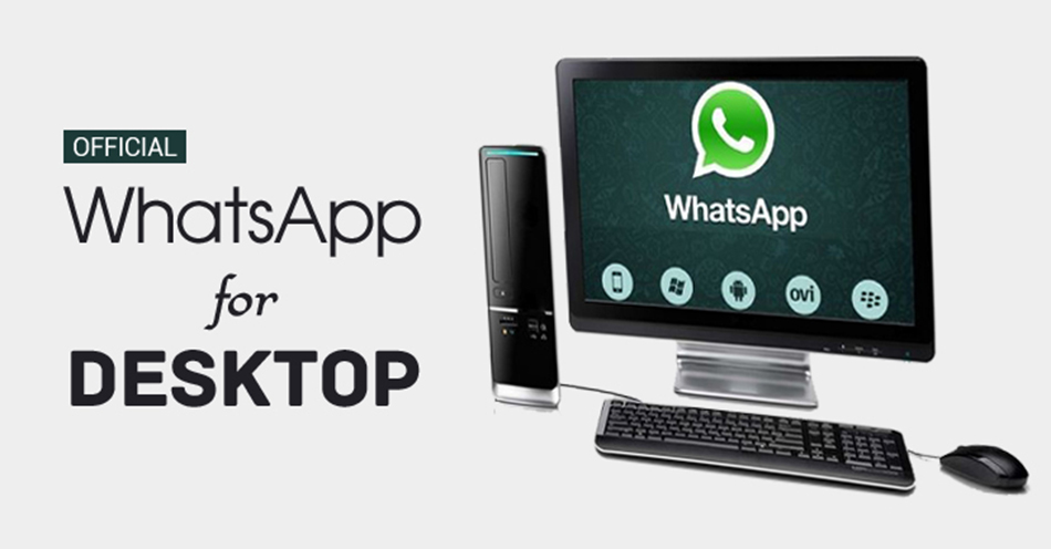 whatsapp on desktop computer