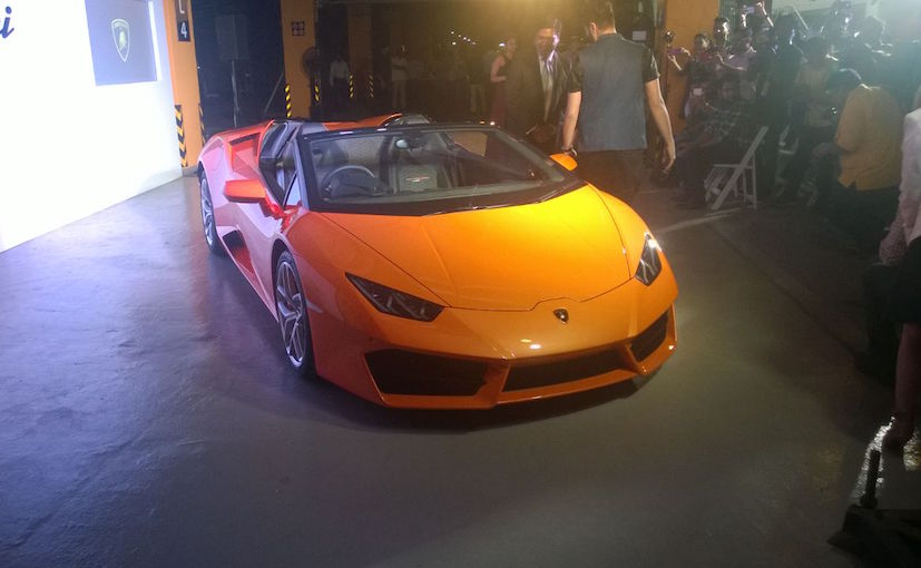 Lamborghini Launches Huracan RWD Spyder in India at INR 3 ...