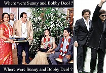 Where were Sunny and Bobby Deol during Sister Ahana Deol's marriage?