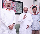 Kejriwal obtained support from Bihar CM Nitish Kumar