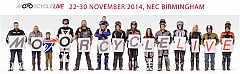 UK's Largest Motorcycle Exhibition, Motorcycle live, 2014