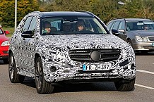 Upcoming Mercedes GLC Clicked Out With Camouflage