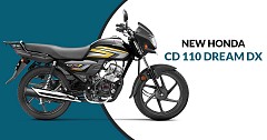 Honda launches New CD 110 Dream DX Commuter at INR 48,272