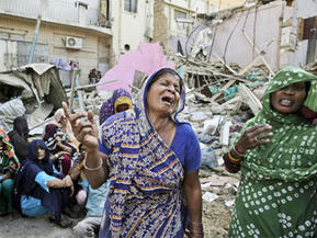 Hindu Temple Destroyed