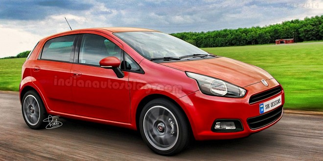 Facelifted Fiat Punto Car