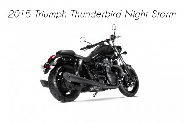 2015 Triumph Thunderbird Night Storm