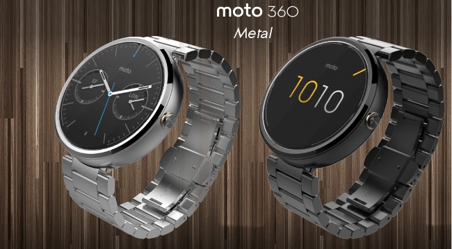 Moto 360 Silver Metal Variants