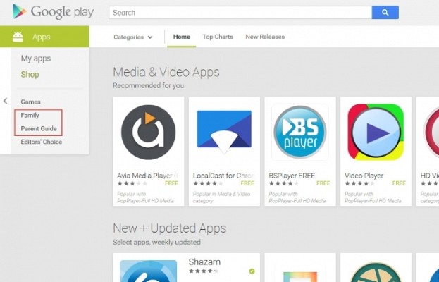 Google Play Store Rolling Out Family Filter and age-based Ratings