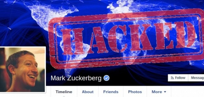 Facebook CEO Mark Zuckerberg Social Accounts Hacked