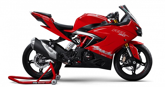 TVS Apache RR 310 Goes on Sale Delivering Red Color Variant