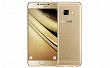 Samsung Galaxy C9 Gold Front And Back