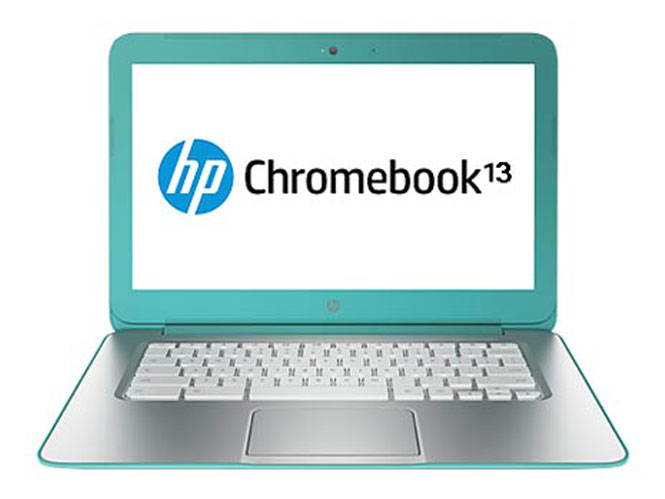 HP Chromebook 13 G1 sports a brushed anodised aluminum body