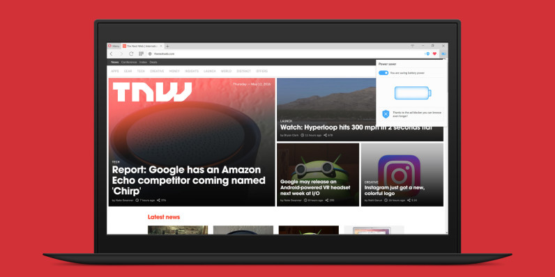 Opera's New Power Saving Mode Extends Laptop Battery by 50 Percent
