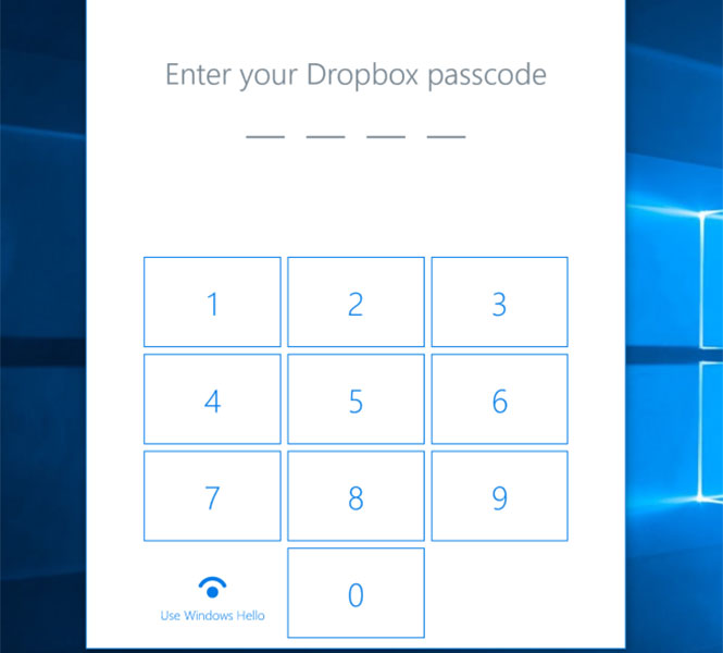 Windows 10 App by Dropbox