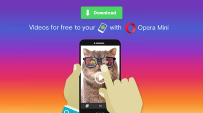 Android users using Opera Mini gets video download feature