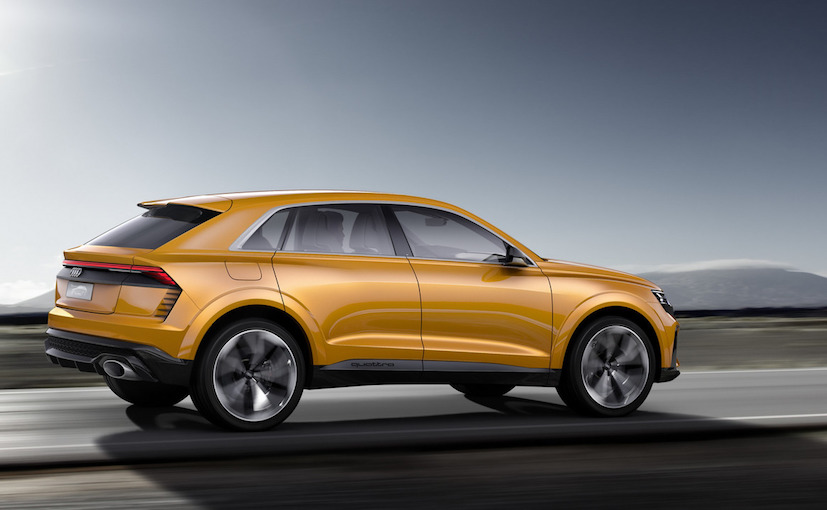 Audi Q8 Sports SUV Concept Side Rear at Geneva Motor Show