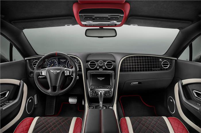 Inside the cabin Bentley Continental Supersports