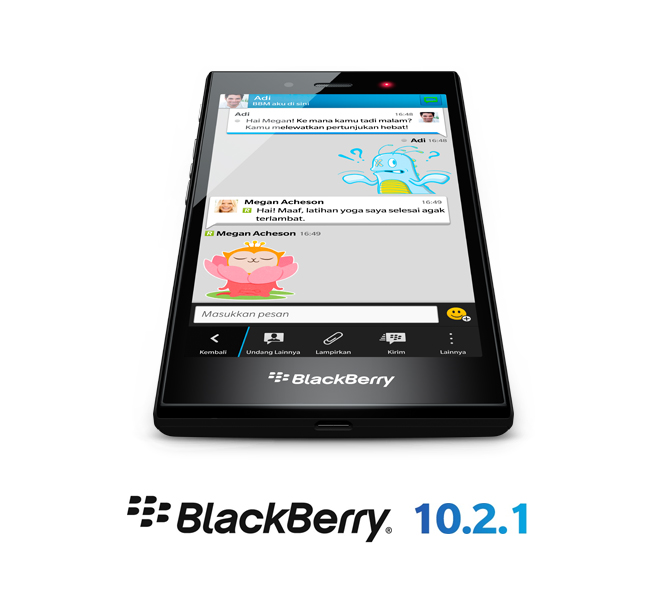 Blackberry OS 10.2.1