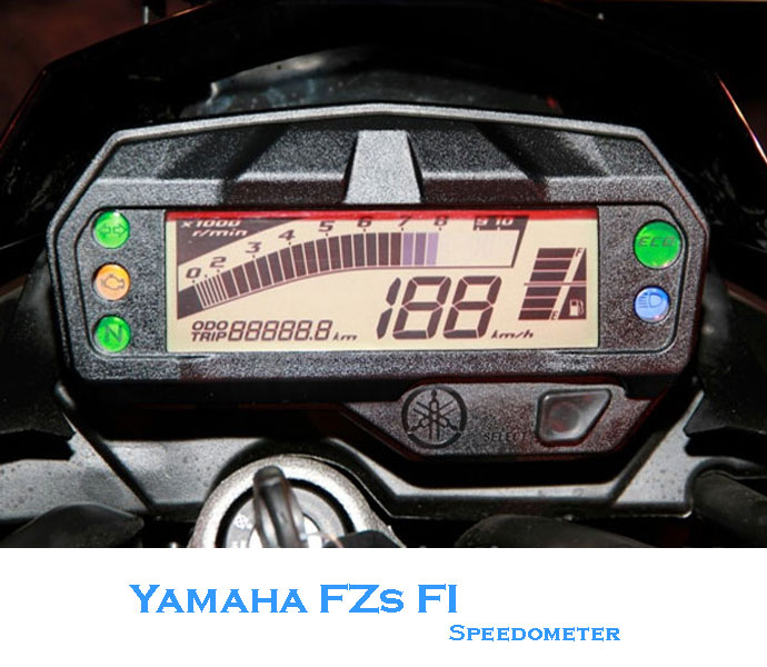 Yamaha FZ FI speedometer