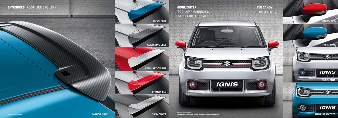 2017 Maruti Ignis Rear Spoiler