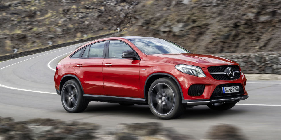 Mercedes Benz GLE 450 AMG Coupe Side View