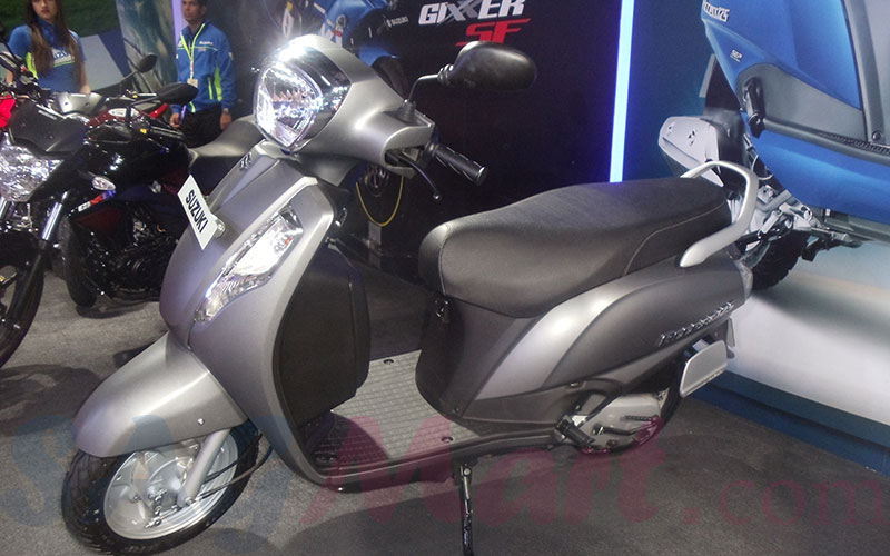 New Suzuki Access 125 fascinating at the Delhi Auto Expo