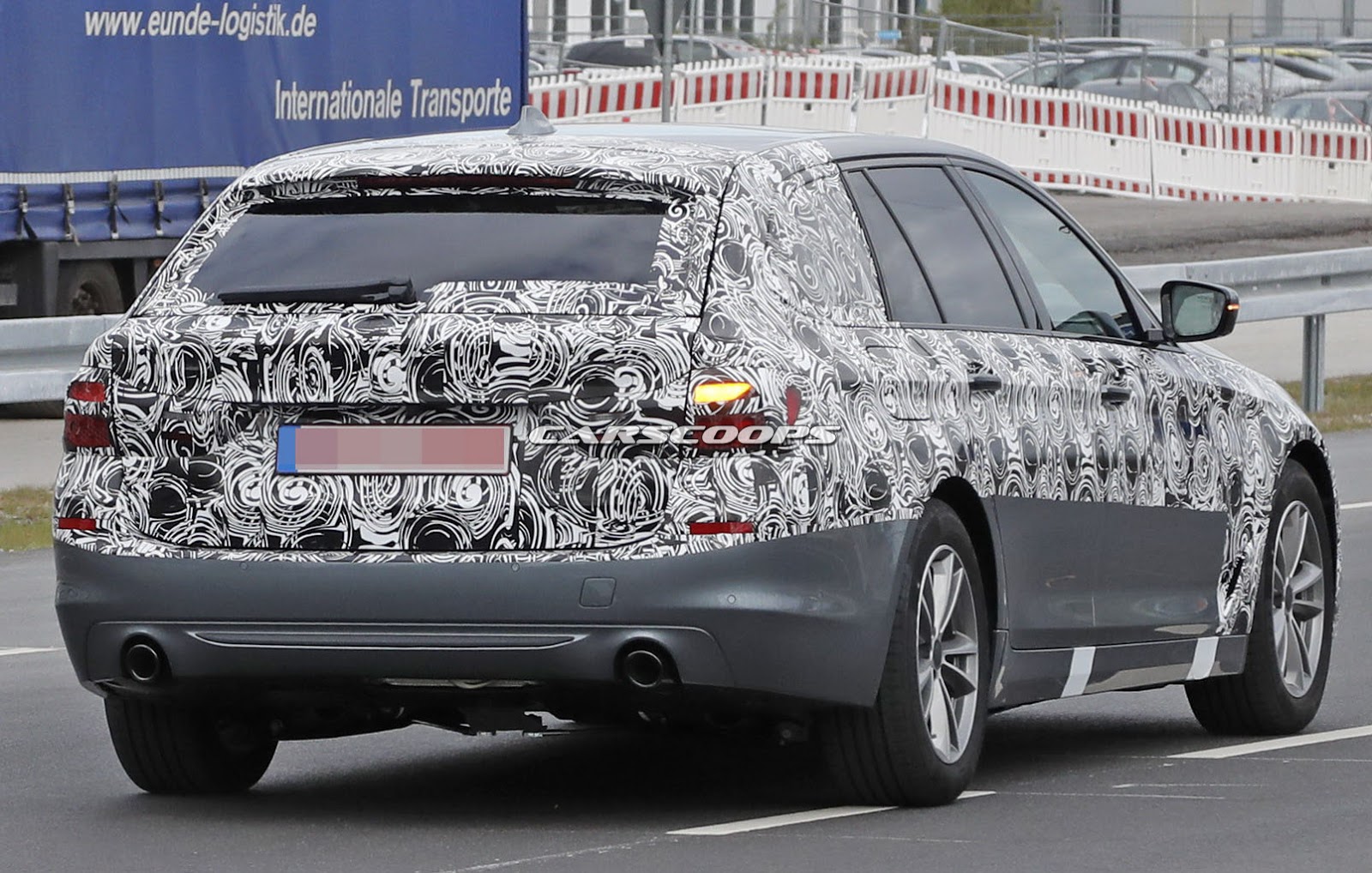 Next Generation BMW 5-Series Touring Rear Spy Shot