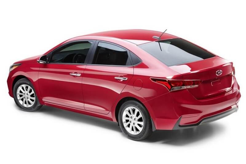 Next-gen Hyundai Verna rear three quarter