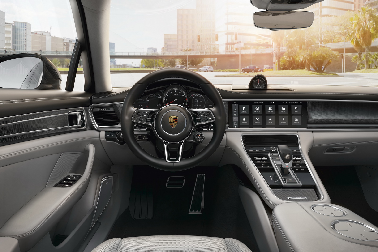 new infotainment system of Porsche