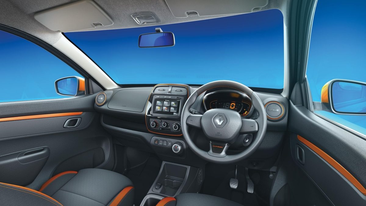 Renault Kwid Climber Edition Interior Dashboard profile