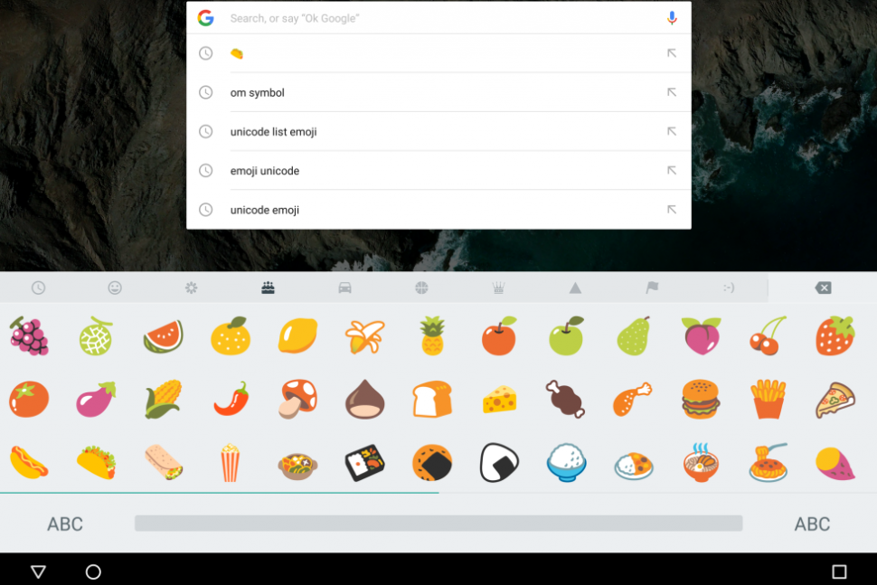 The Latest update includes the latest emoji pack and March Android security patch