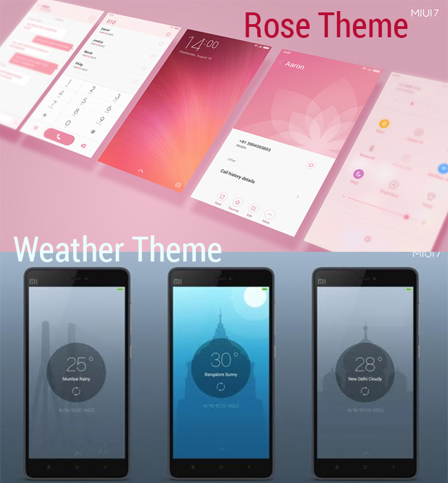 Rose and Weather theme