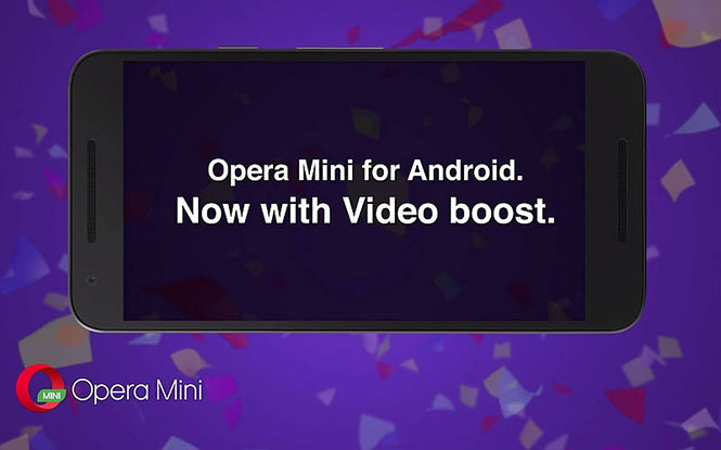 Video Boost feature of Opera Mini