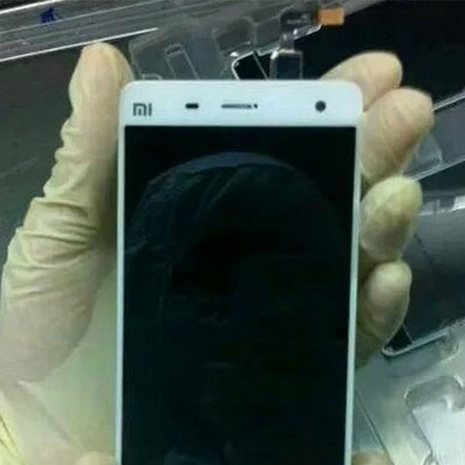 Xiaomi Mi4 Leaked Front Panel