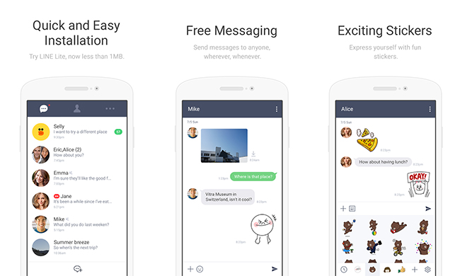 LINE Lite for 2G users