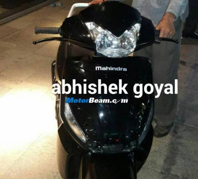 Mahindra G101 Codename Scooter Spied