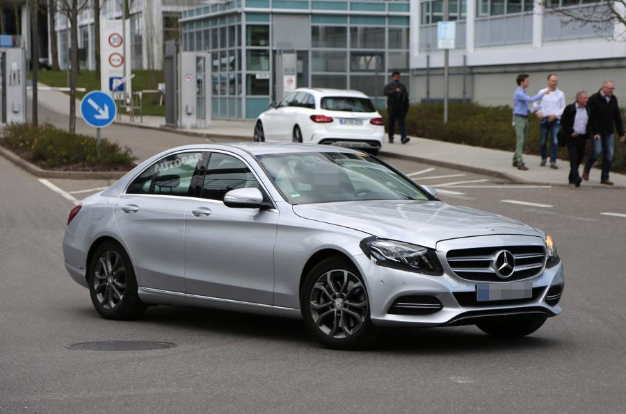 Mercedes Benz C Class Spied Image