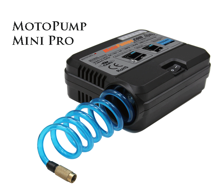 Moto pump Mini Pro tyre inflator 