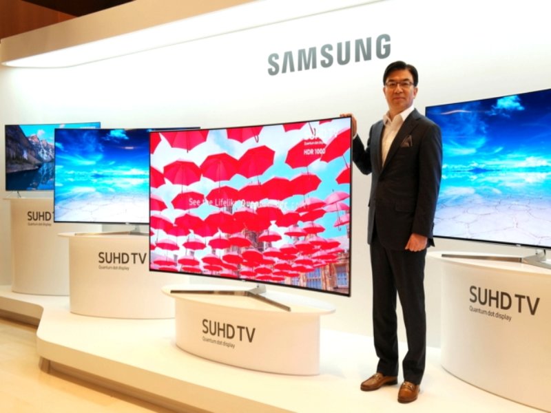 The TV line-up includes Smart TV range in the mid section