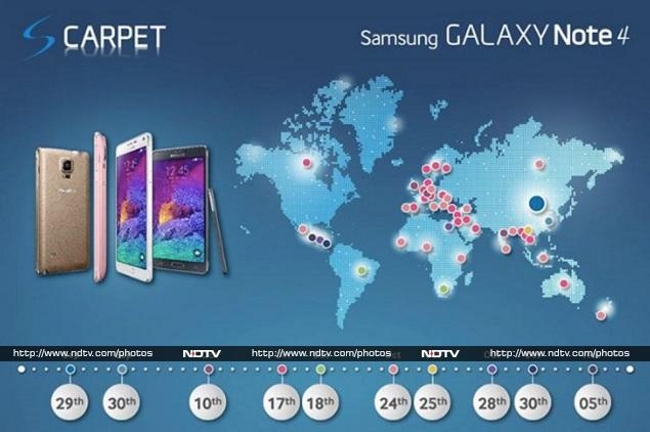 Samsung Galaxy Note 4 India launch