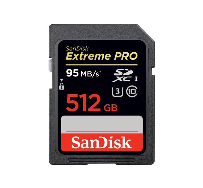 SsnDisk 512GB SD Card