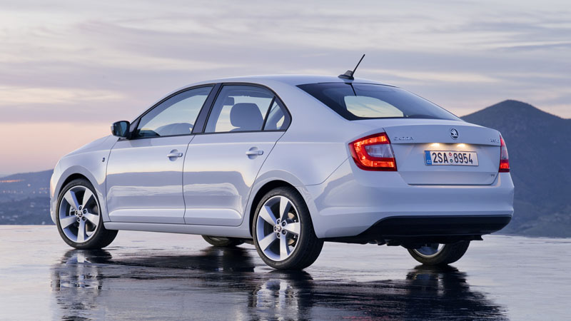 2015 Skoda Rapid Facelift Rear